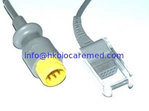 China Compatible MEK spo2 extension cable, 2,4m,8 PIN supplier