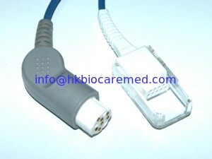 China Compatible Datex spo2 extension cable ,2.4m length,OXY-C3 supplier