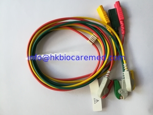 China Original Goldway 3 lead ECG  cable , LL type, clip end ,IEC supplier