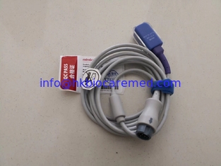 China Original Mindray spo2 extension cable for Nellcor sensor , 8 pin ,572A supplier