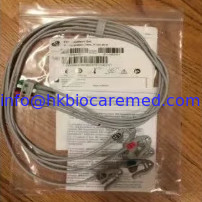China Original GE 5 lead ecg leadwire, 2106391-001/412681-001, clip end, AHA supplier