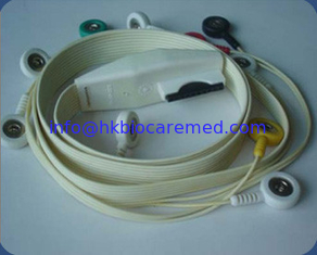 China Mortala 10 lead Holter cable, snap end, IEC supplier