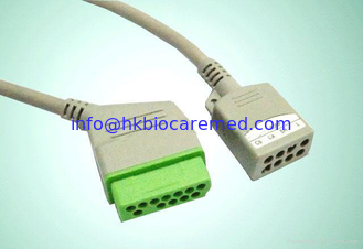 China Nikon Kohden 5 Lead ECG trunk cable , IEC/AHA,K922 JC-906P supplier
