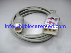 China Compatible  3 leads ECG trunk cable ,IEC, M1510A supplier