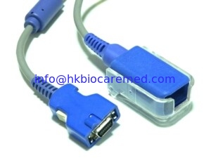 China Compatible Nellcor spo2 extension cable ,2.4m length, 14 PIN, DOC-10 supplier