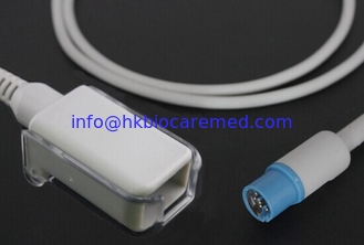China Compatible Drager /Siemens spo2 extension cable, 2,4m, 7 pin supplier