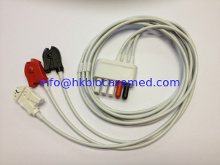 China Original Drager 3 lead ecg leadwire, clip, AHA,5956441 supplier