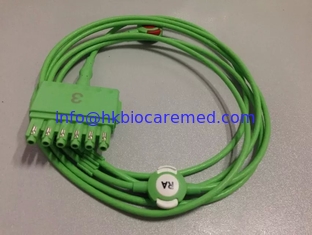 China Original Drager 3 lead Monolead ecg cable for adult, AHA,MS14556 supplier