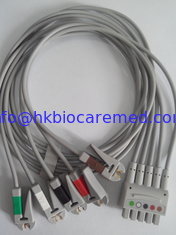 China Original GE 5 lead ecg leadwire, 412681-001, clip end, AHA supplier