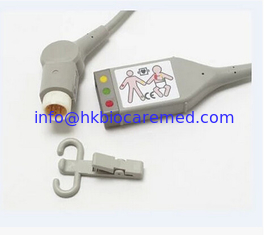 China Original Philips 3 lead ecg trunk cable ,IEC M1510A supplier