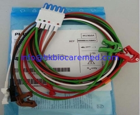 China Original  5 lead ecg leadwire cable ,M1968A, CLIP end, AHA supplier