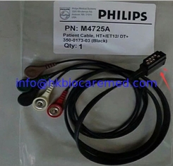 China Original Philips 5 lead ecg leadwire cable ,M4725A, snap end, AHA supplier