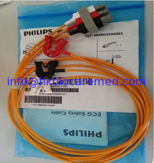 China Original Philips 3 lead ecg  lead wire , Clip end, AHA, M1601A supplier