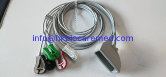 China Compatible  ECG  lead wire 5 lead, clip , AHA, 989803171831 supplier