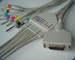 Fukuda Denshi 10 leads EKG cable with Din type end/Banana end ,IEC FX-101 supplier