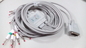 Nihon Kohden 10 leads EKG cable with Din type end/Banana end ,IEC supplier