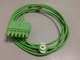 Original Drager 3 lead Monolead ecg cable for adult, AHA,MS14556 supplier